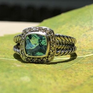 David Yurman Jewelry - David Yurman Petite Albion Ring Blue Topaz Size 8 David Yurman Jewelry - David Yurman Petite Albion Ring Blue Topaz Size 8